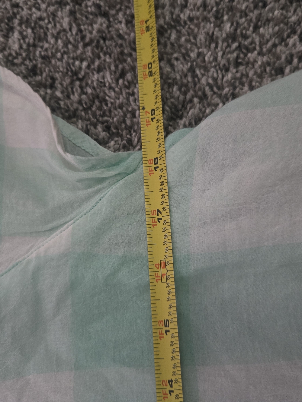 Anthropologie Mint Green and White Lightweight Top - Picture 7 of 12